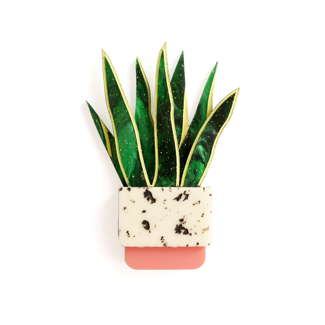 Sansevieria Brooch by Laliblue