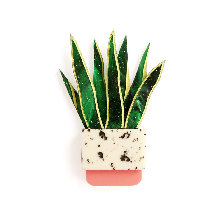 Sansevieria Brooch by Laliblue