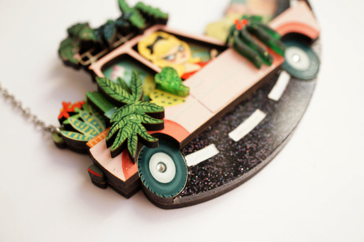 Garden Car Necklace by Laliblue, image 3