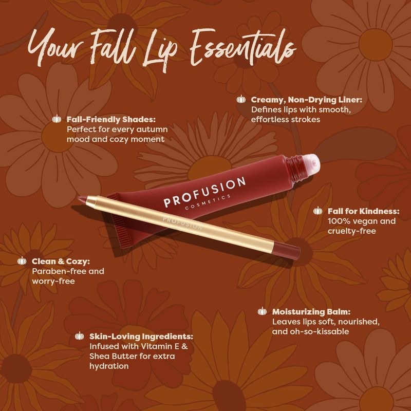 Pumpkin Spice | Cashmere Lips Lip Liner & Balm Duo
