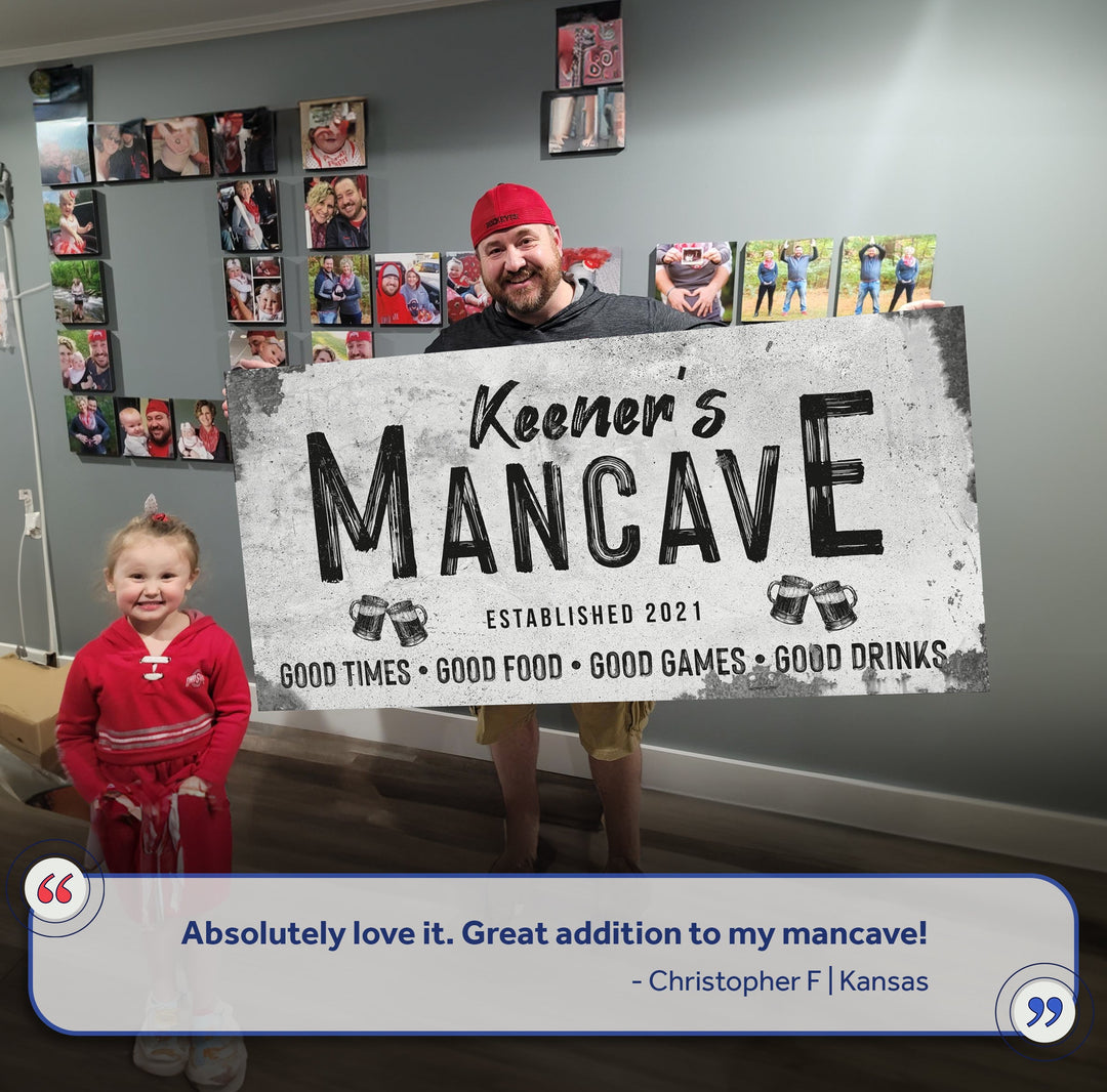 Good Times Man Cave Sign III