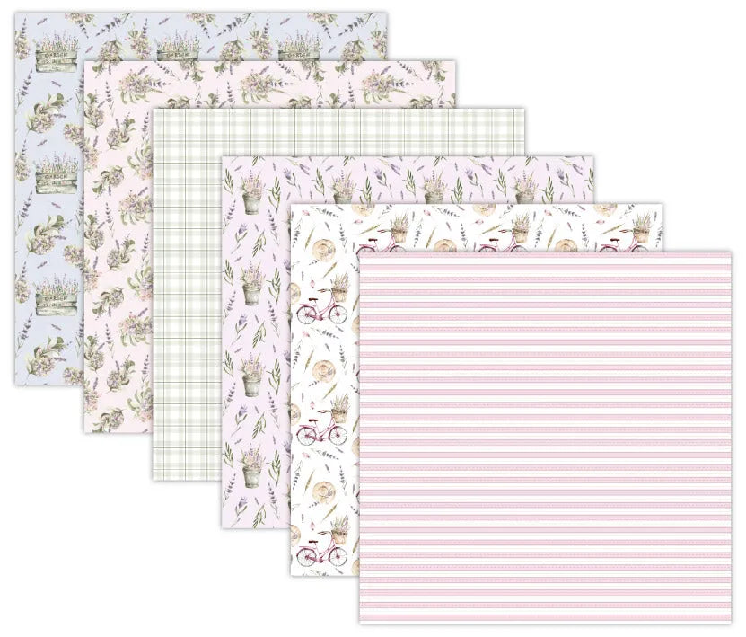 Spring Scrapbook Paper Pack. 12 Sheets of 15.2x15.2cm Heavyweight Paper Pad F07M2-3 AC230307-06