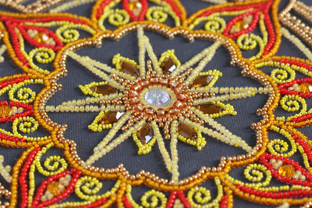 Bead Embroidery Kit - Sunny pattern