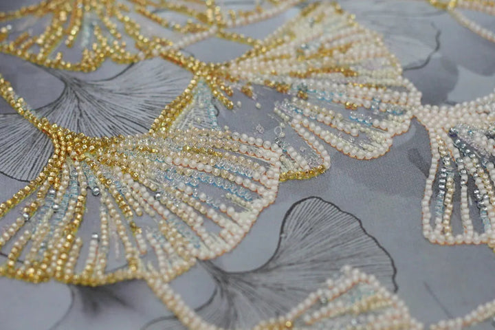 Bead Embroidery Kit - Ginkgo biloba AB-844