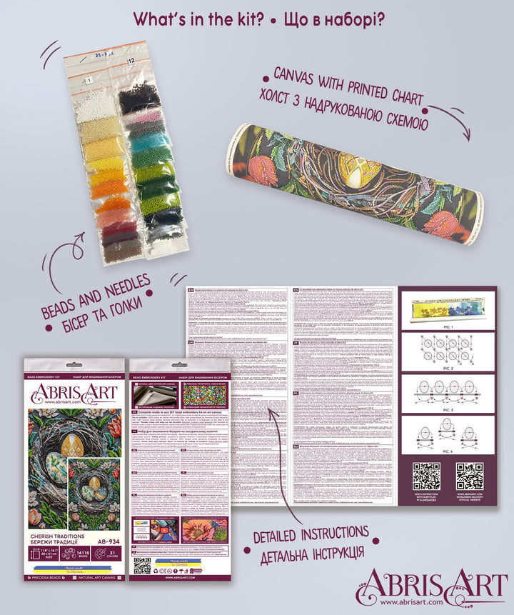 Bead Embroidery Kit - Cherish Traditions