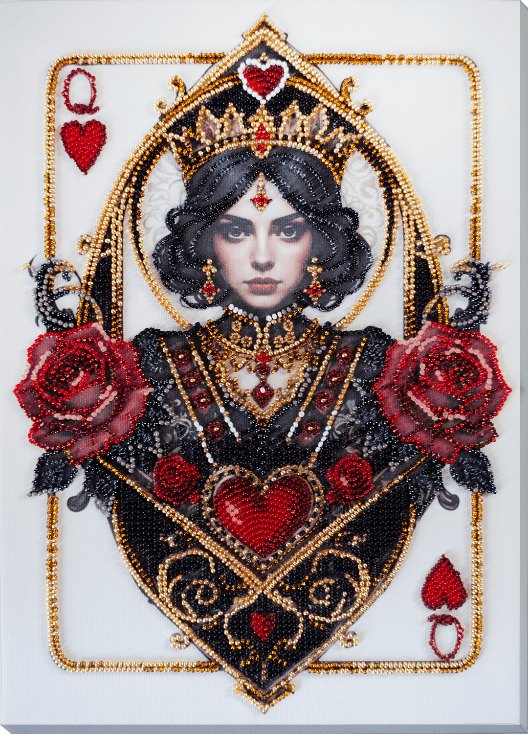 Bead Embroidery Kit - Queen of hearts AB-940