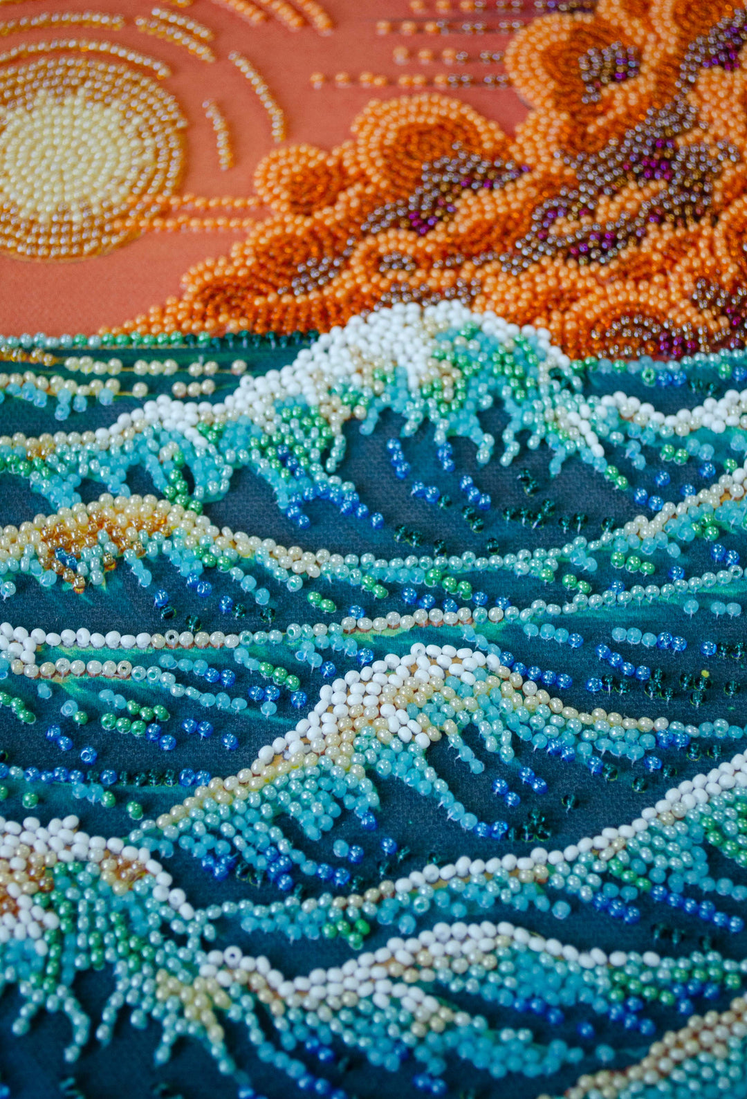 The Murmuring Sea Bead Embroidery Kit by Abris Art AB-953