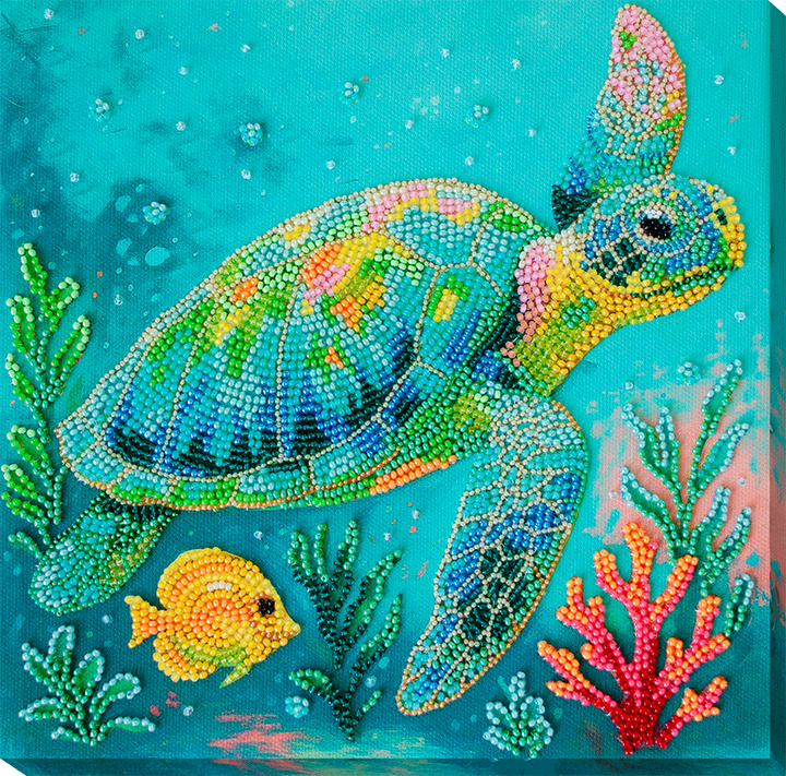 Ocean Traveler Bead Embroidery Kit by Abris Art AB-954