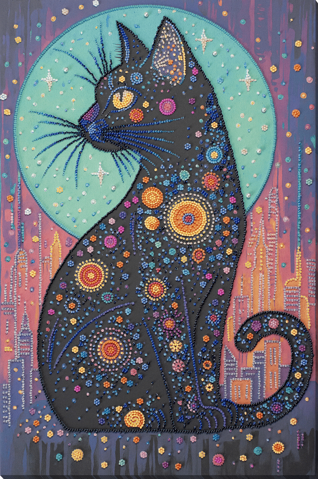 Stellar Gaze Bead Embroidery Kit by Abris Art AB-967