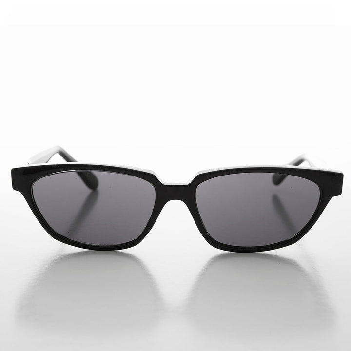 Rectangular Horn Rim Unisex Vintage Sunglass - Abbot