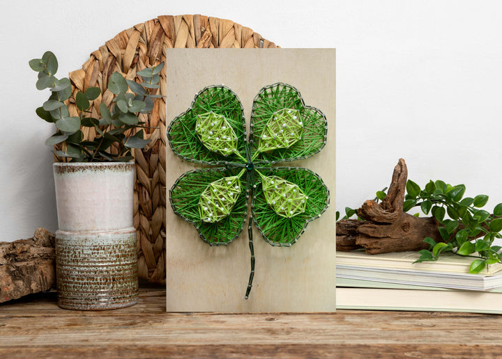 Creative Kit String Art - The magic of the clover
