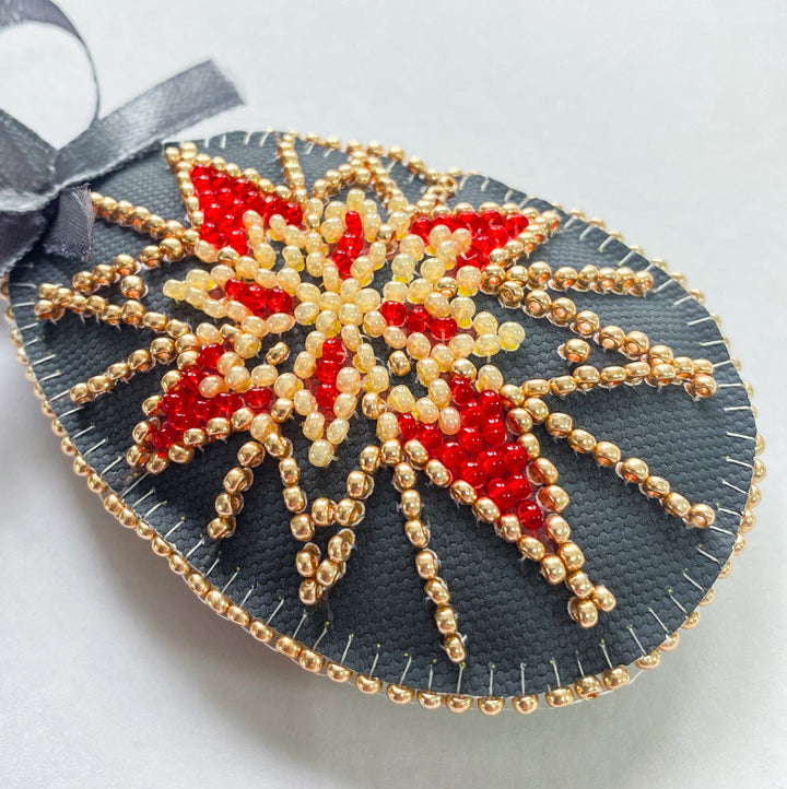 Easter Star Bead Embroidery Decoration Kit by Abris Art ABT-056