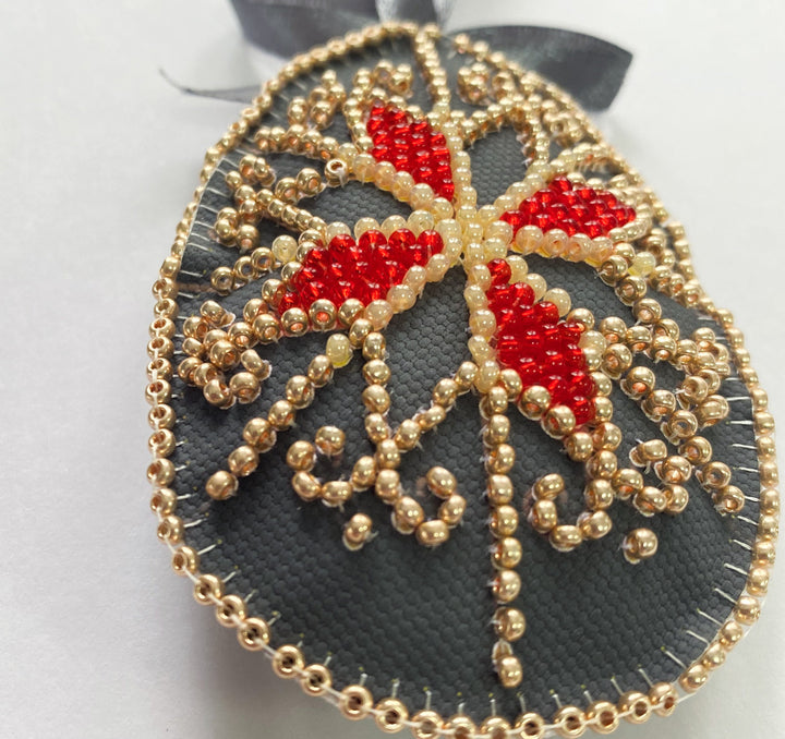 Easter Star Bead Embroidery Decoration Kit by Abris Art ABT-056