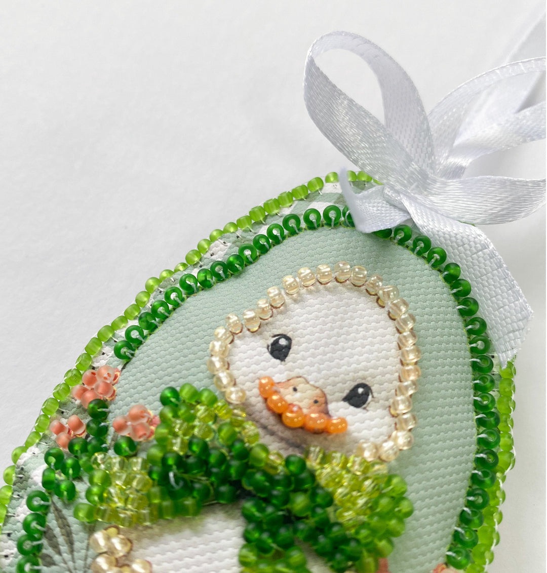 Easter Guests Bead Embroidery Decoration Kit by Abris Art ABT-058