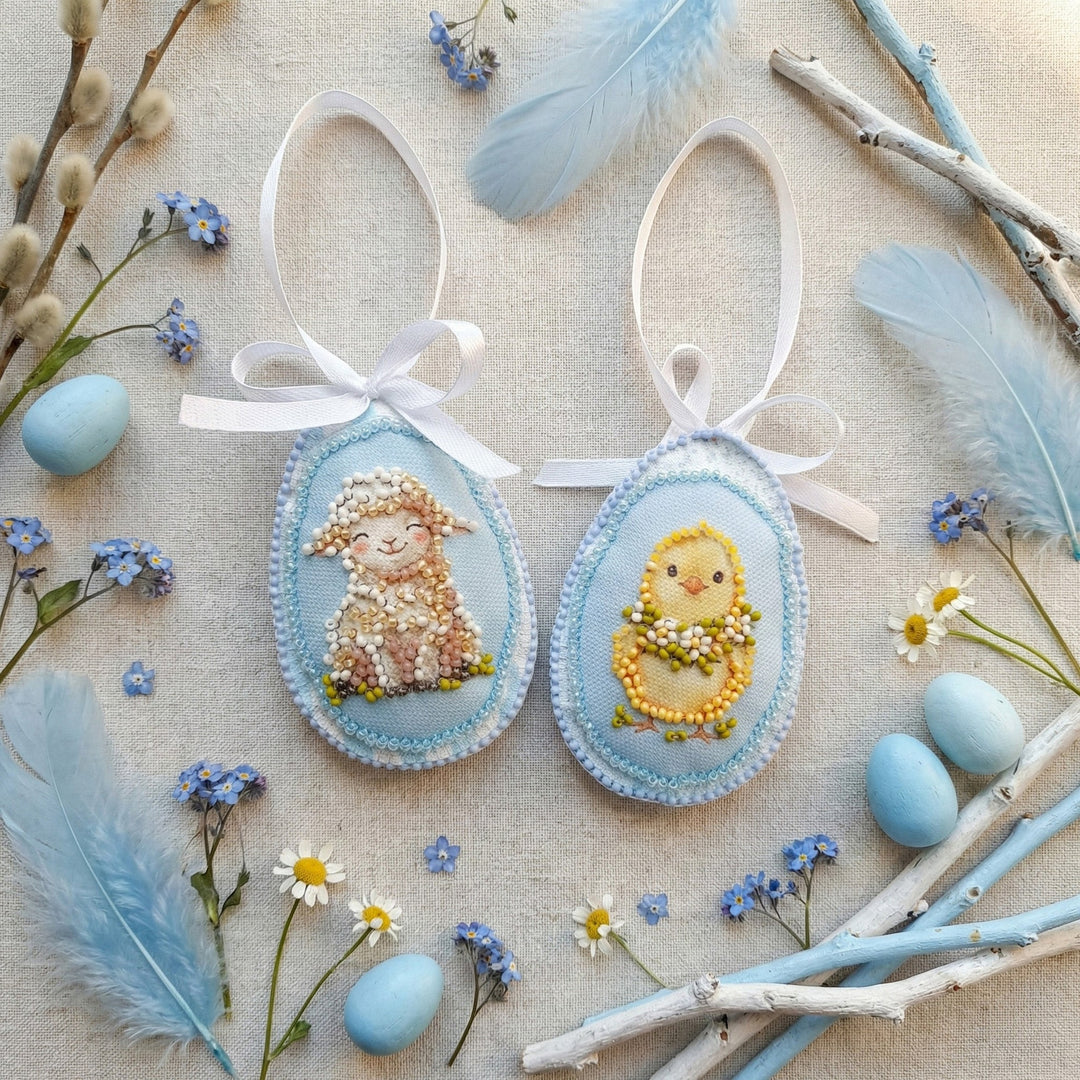 Easter Company Bead Embroidery Decoration Kit by Abris Art ABT-061