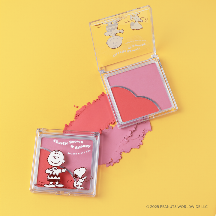 Peanuts 75th | Charlie Brown & Snoopy Bouncy Blush Duo