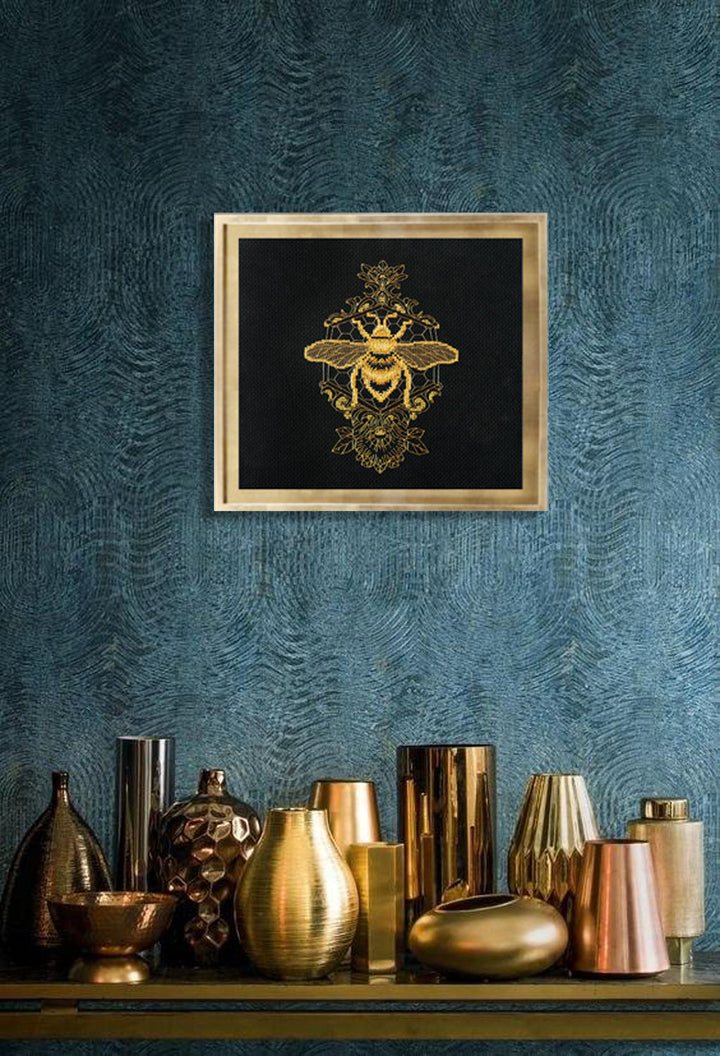Counted Cross stitch kit - Golden bee