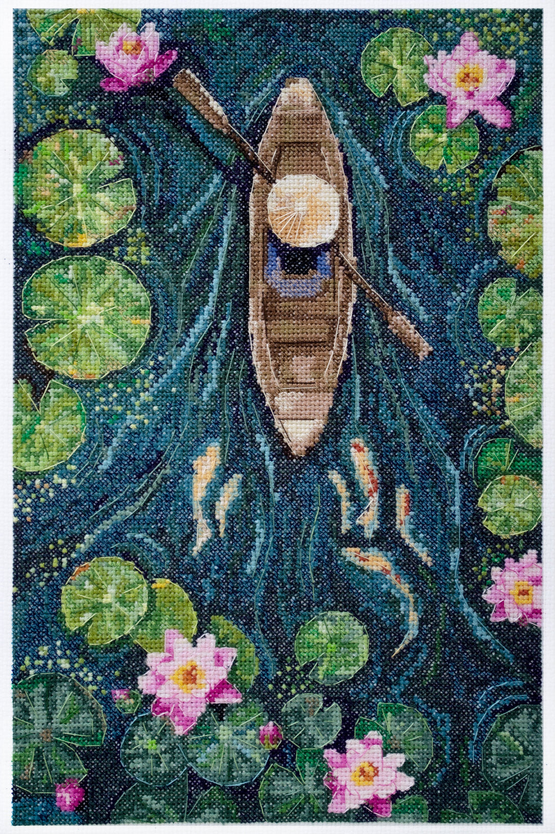 Cross-stitch kit - One in a canoe AH-170
