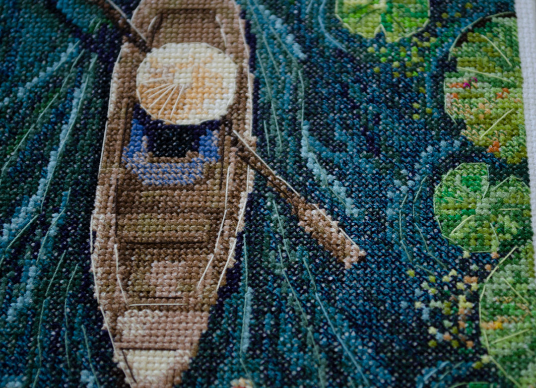 Cross-stitch kit - One in a canoe AH-170