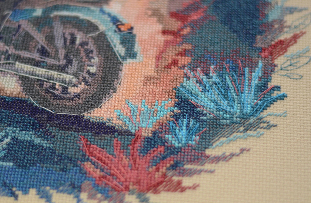 Cross-stitch kit - Journey into the distance AH-213