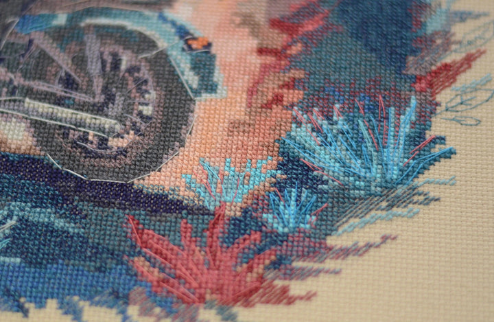 Cross-stitch kit - Journey into the distance AH-213