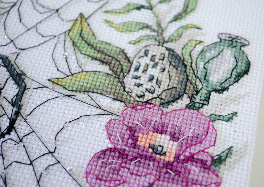 Cross-stitch kit - Lace of the Invisible World AH-266