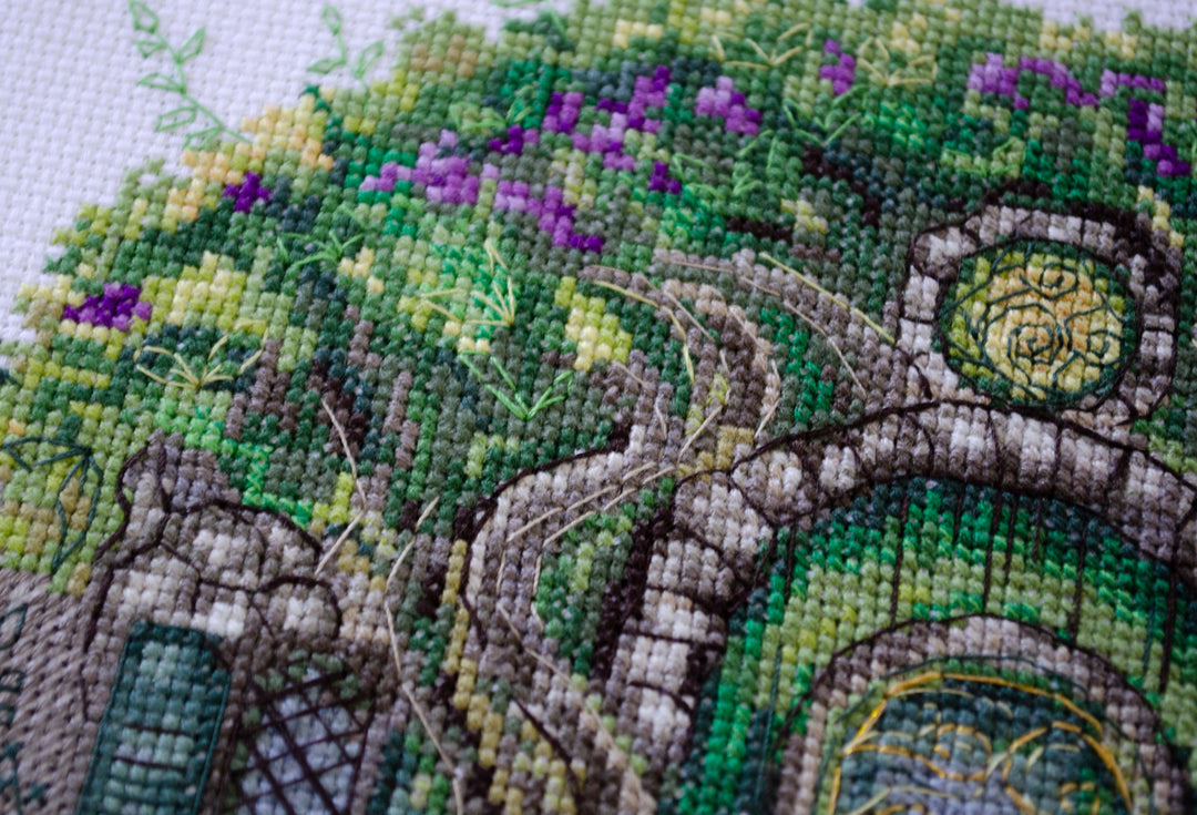 Cross-stitch kit - Where the elves live AH-267