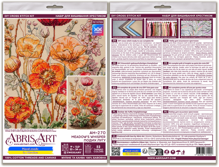 Cross-stitch kit - Meadow`s Whisper AH-270