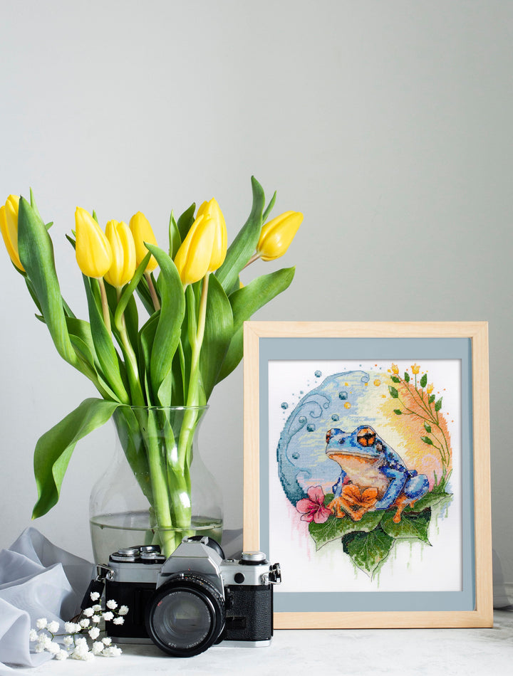 Cross-stitch kit - Water`s Shimmer AH-272