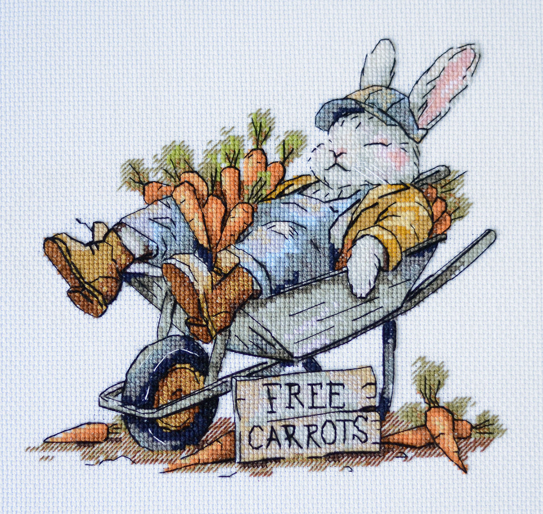 Cross-stitch kit - Free carrots AH-288