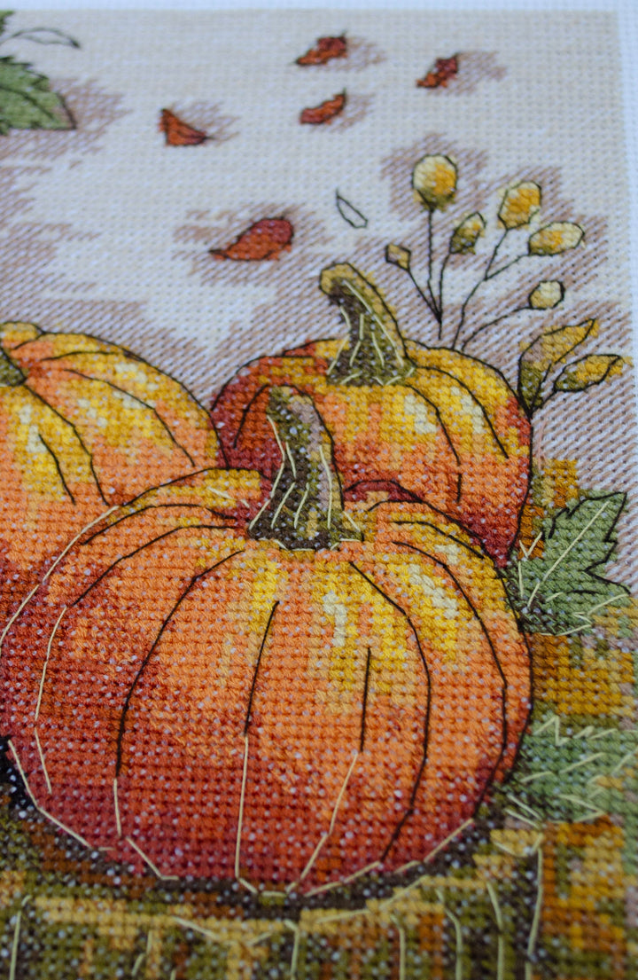 Cross-stitch kit - Autumn garden palette AH-289