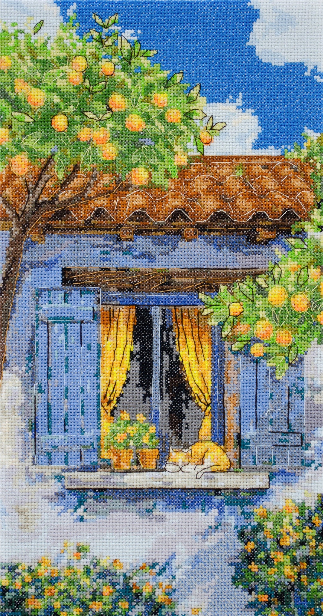 Mediterranean Reverie Counted Cross-Stitch Kit by Abris Art AH-291