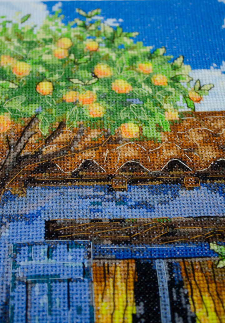 Mediterranean Reverie Counted Cross-Stitch Kit by Abris Art AH-291