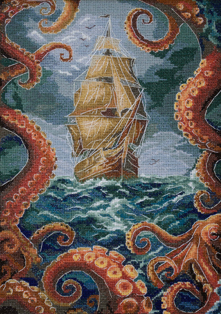 The Abyss Counted Cross-Stitch Kit by Abris Art AH-292