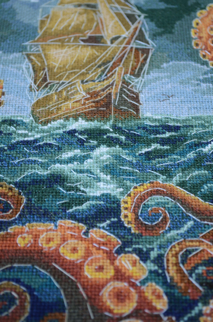 The Abyss Counted Cross-Stitch Kit by Abris Art AH-292