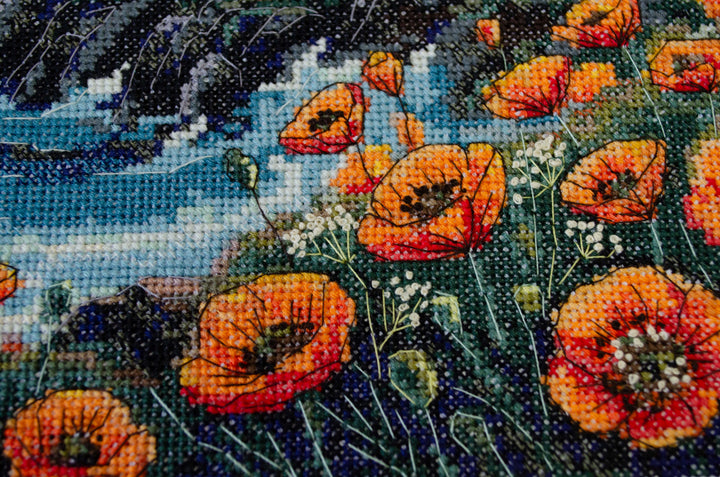 Silence Has Color Counted Cross-Stitch Kit by Abris Art AH-295