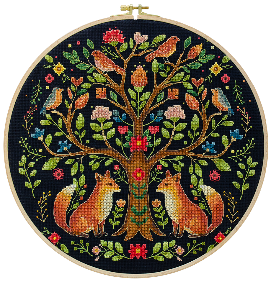 The Tree of Forest Tales Counted Cross-Stitch Kit by Abris Art AH-298