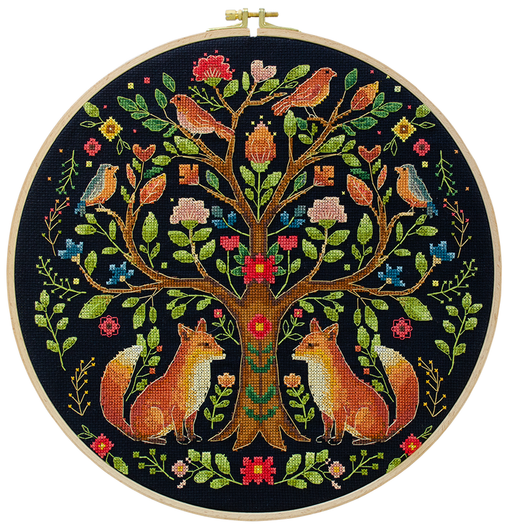 The Tree of Forest Tales Counted Cross-Stitch Kit by Abris Art AH-298