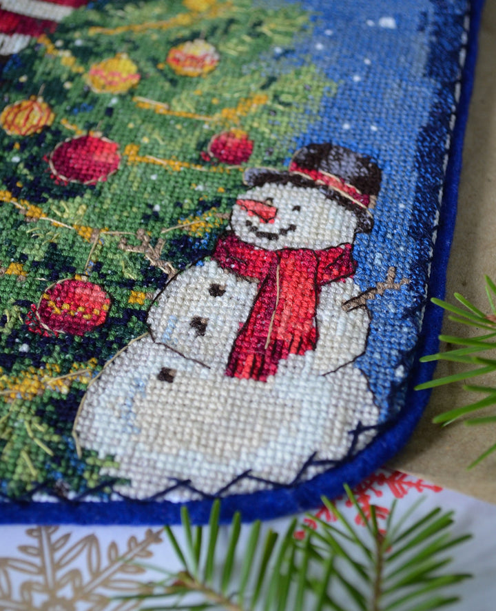 Spark the Celebration DIY Counted Cross-Stitch Boot Kit by Abris Art AHH-001
