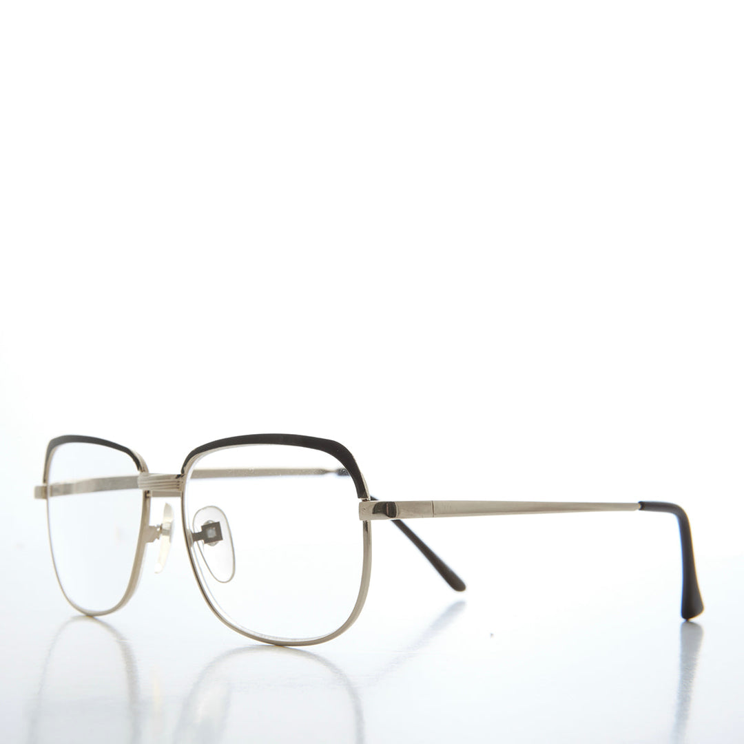 Square Two-Tone Vintage Reading Glasses - Ainsley