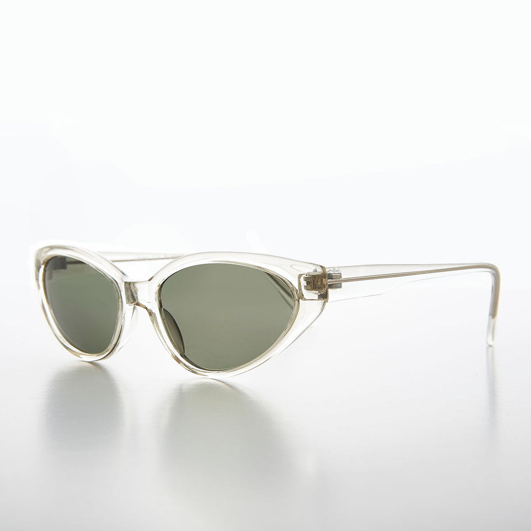 Shallow Lens Extreme Cat Eye Sunglass - Alexa