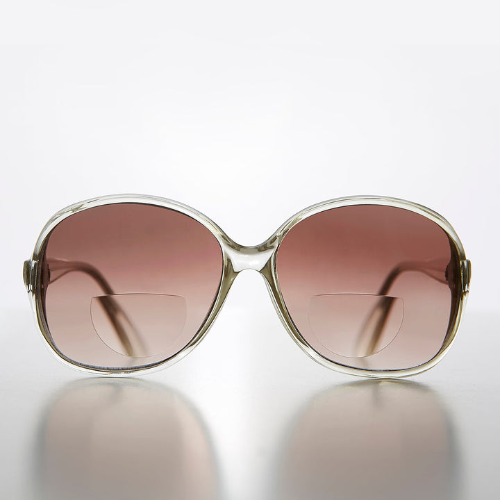 Round Women's Bifocal Reading Sunglasses - Alice