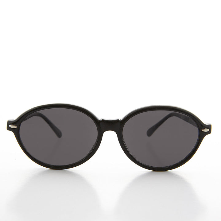 Women's Large Oval Glamour Vintage Sunglass - Alma