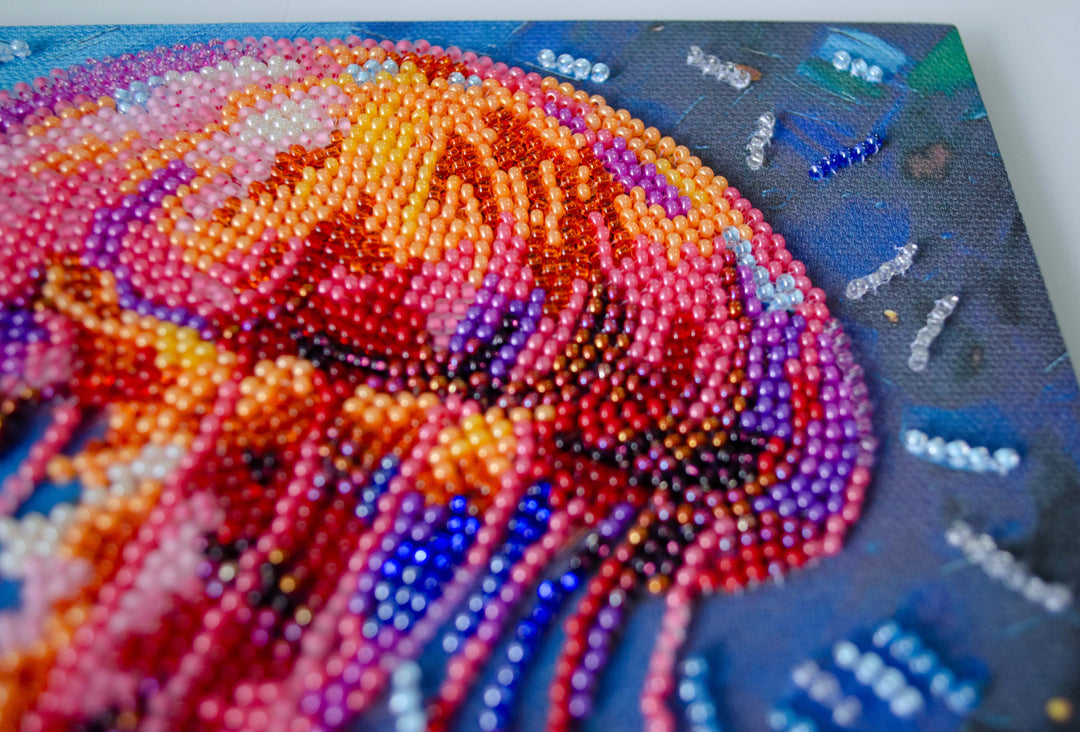 Dangerous Grace Mid-Sized Bead Embroidery Kit by Abris Art AMB-128