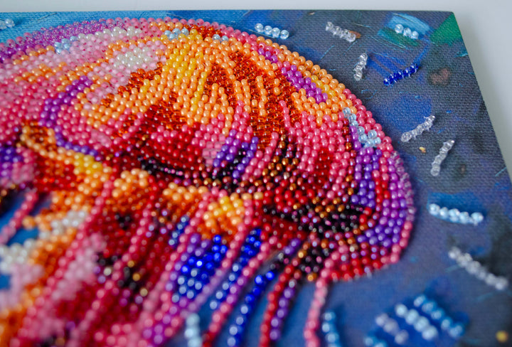 Dangerous Grace Mid-Sized Bead Embroidery Kit by Abris Art AMB-128