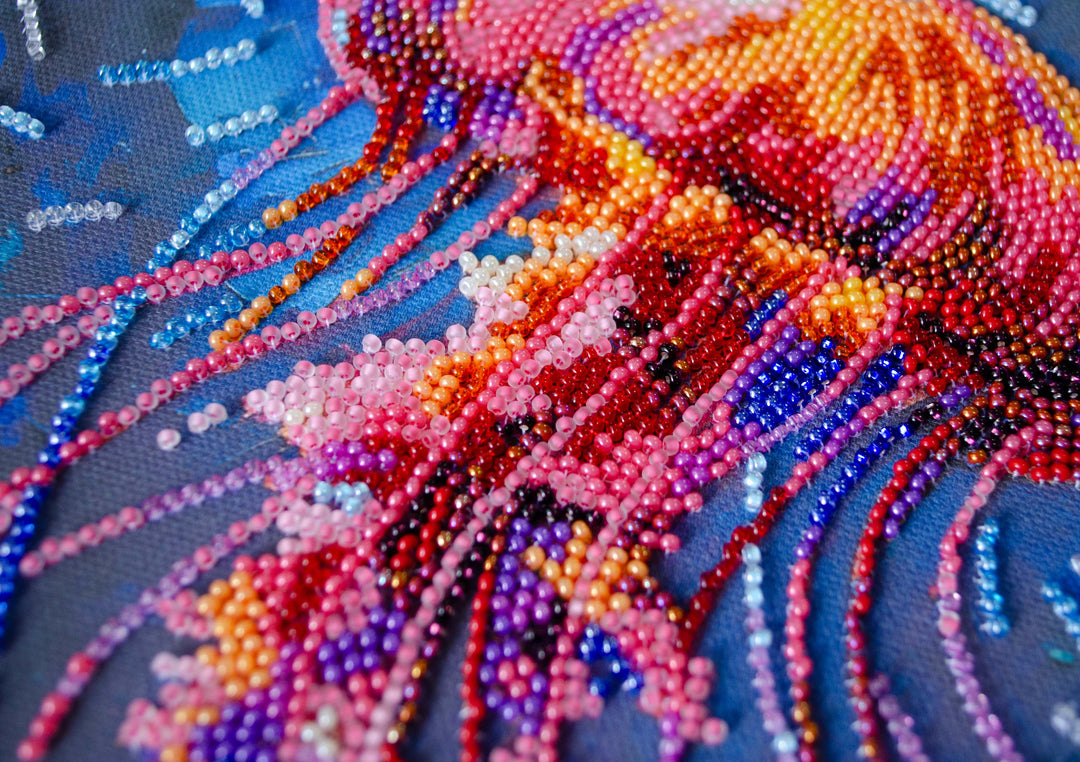 Dangerous Grace Mid-Sized Bead Embroidery Kit by Abris Art AMB-128