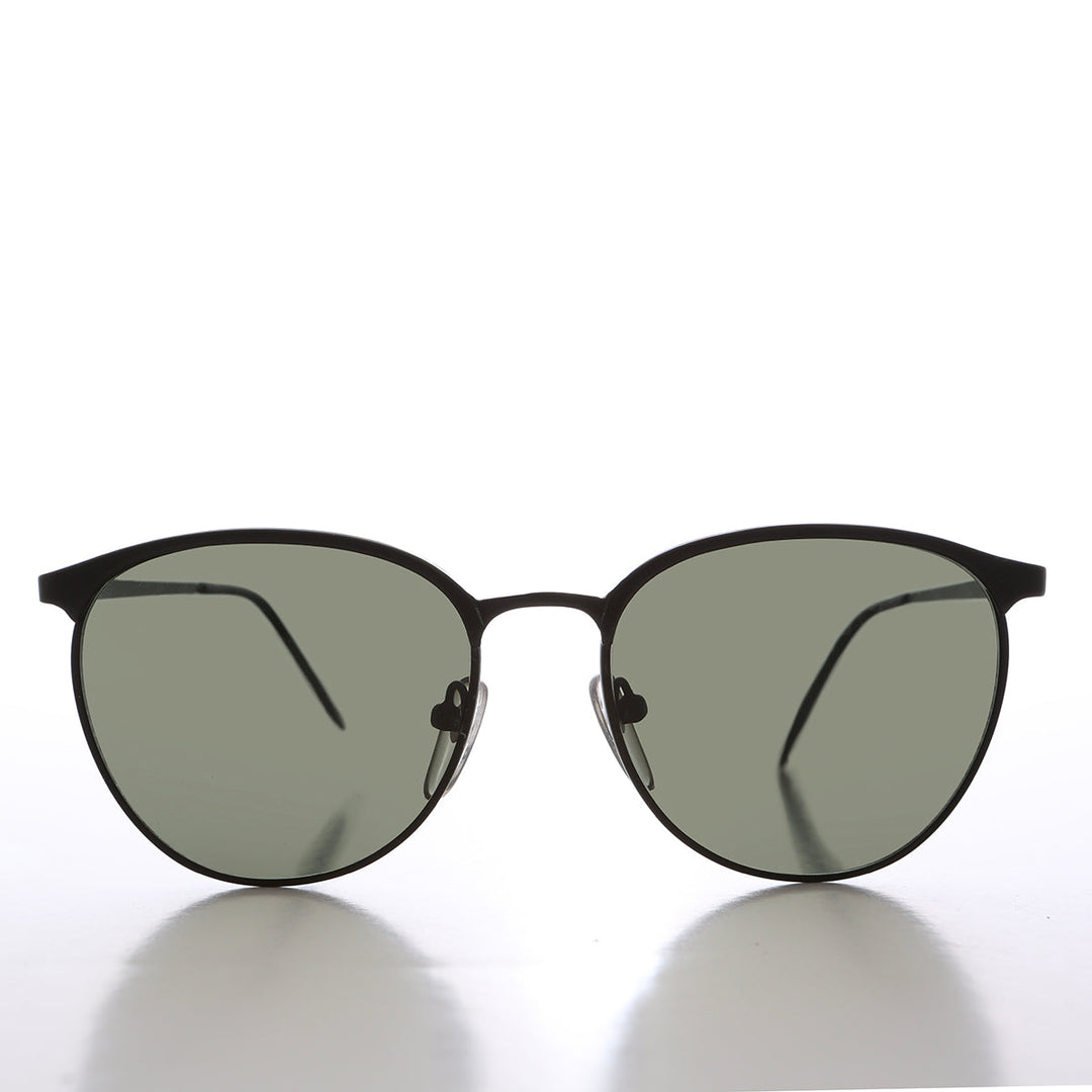 Metal 90s Horn Rim Sunglasses - Amherst
