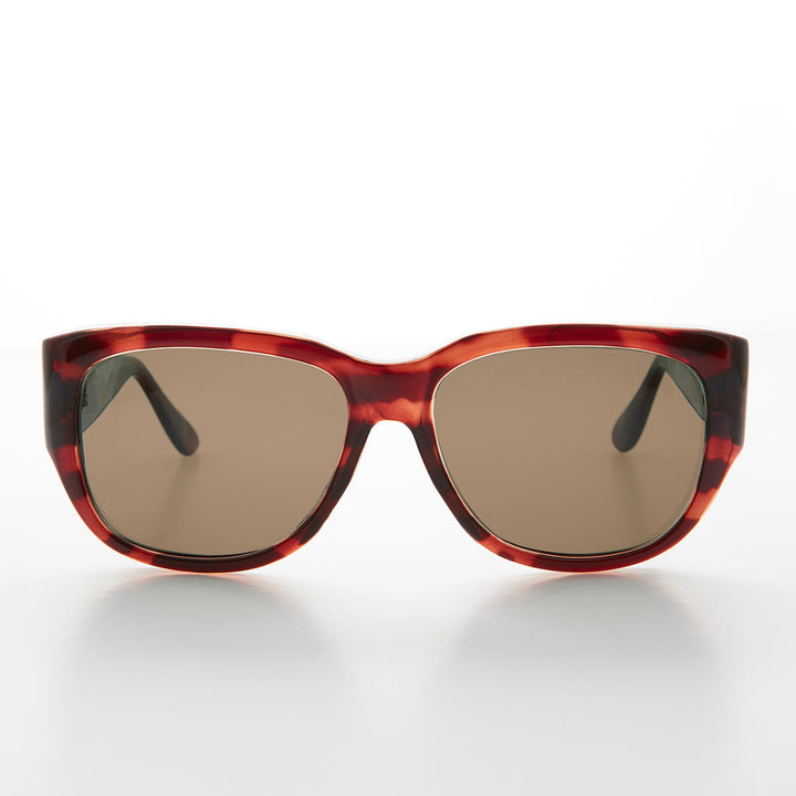 Oversized Square Bold Vintage Sunglass - Anna