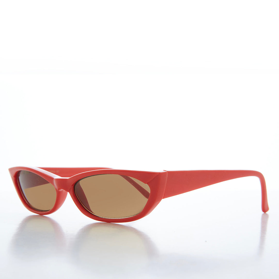 90s Edgy Slim Vintage Sunglasses - Anton