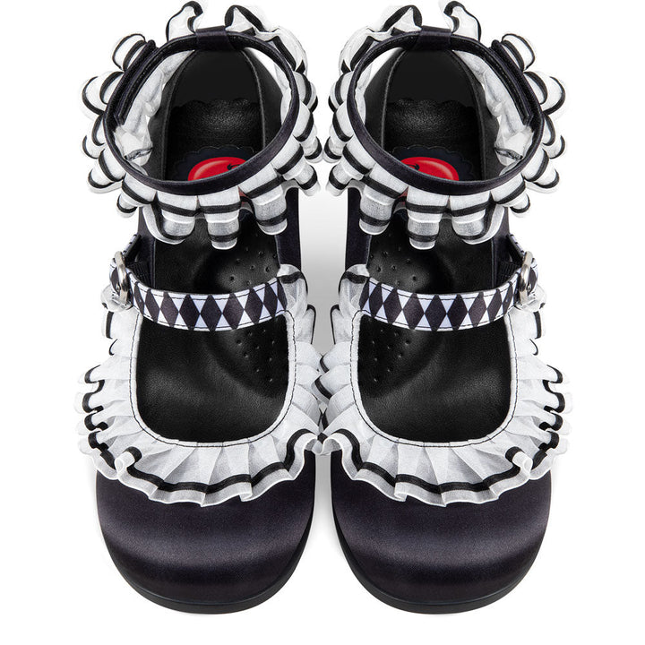 Chocolaticas® Mid Heels Arlequin Women's Mary Jane Pump